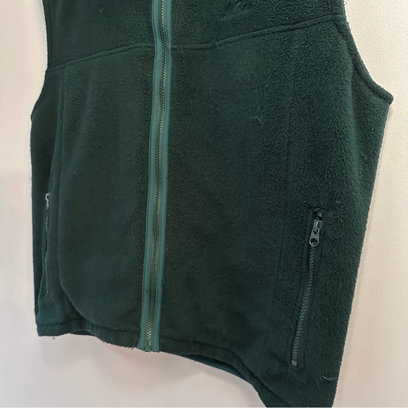 Vintage L.L.Bean Men’s Hunter Green Fleece Zipper Vest Size XL - Picture 4 of 12
